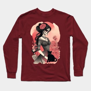 Catrina Cat Long Sleeve T-Shirt